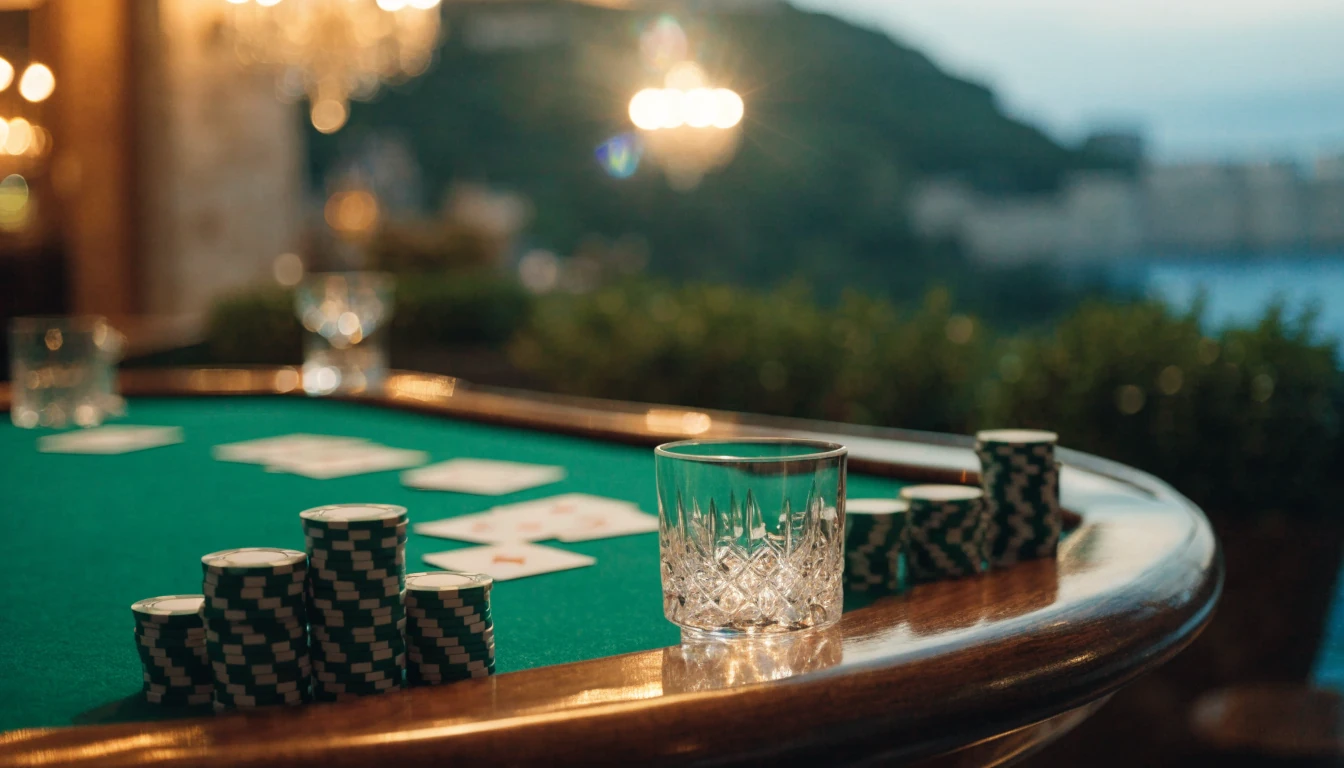 Elegantni stol za baccarat uživo u casinu u Hrvatskoj